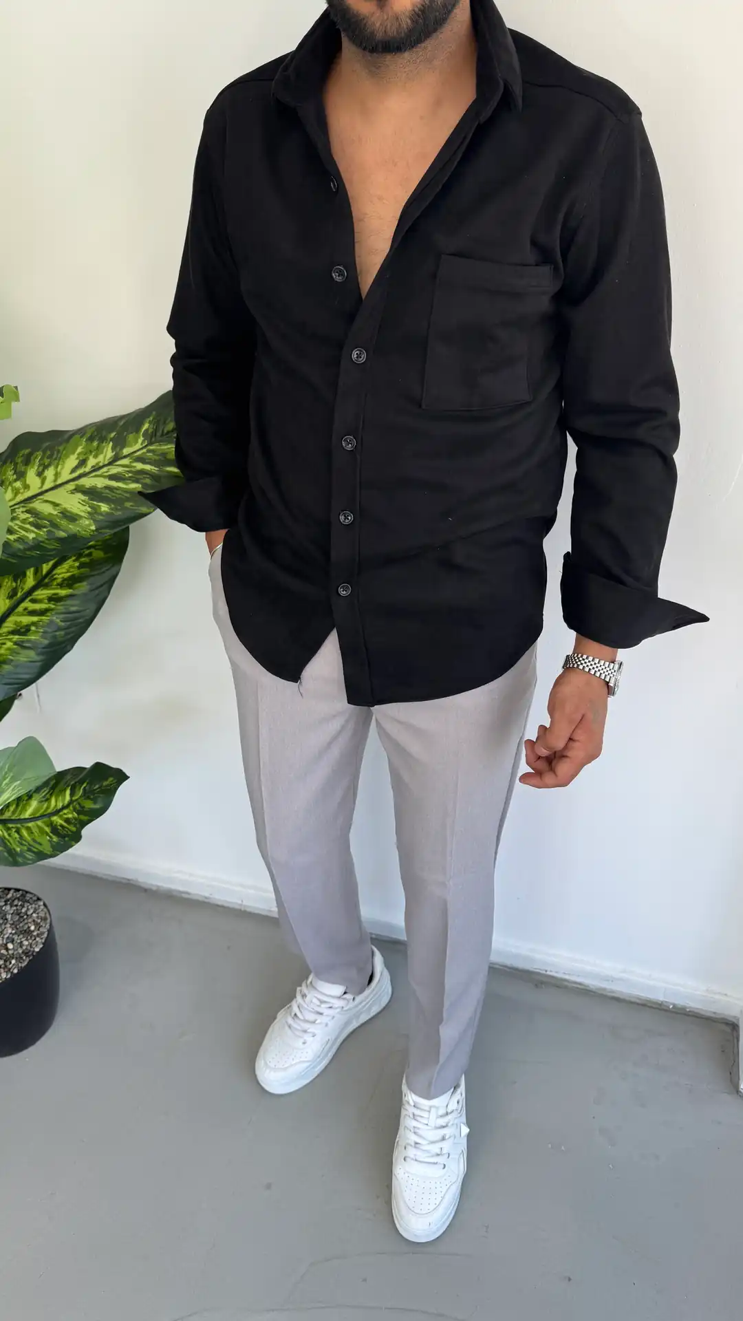 Nubuk Gömlek ( Cep Detay )