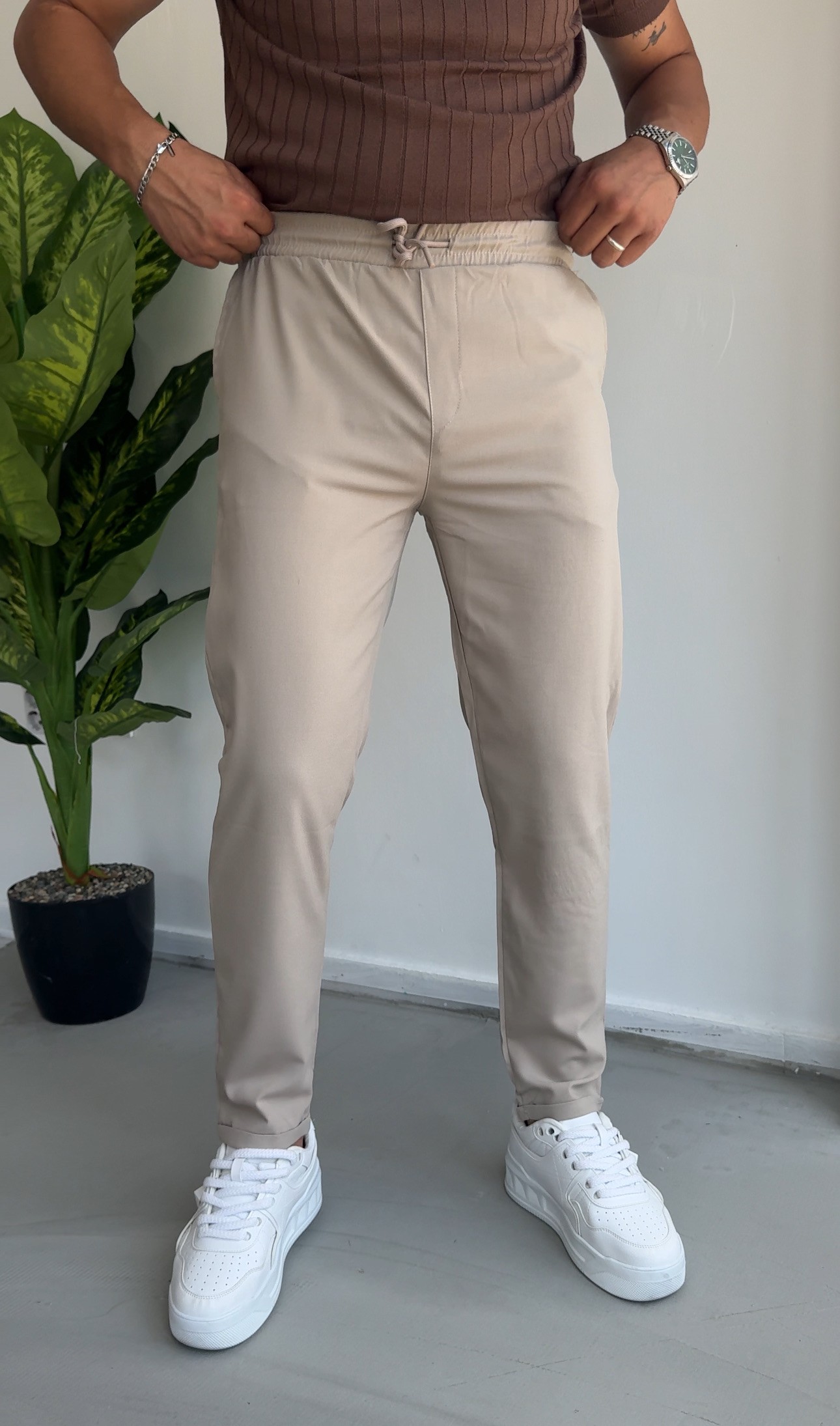 Duble paça kumaş pantolon