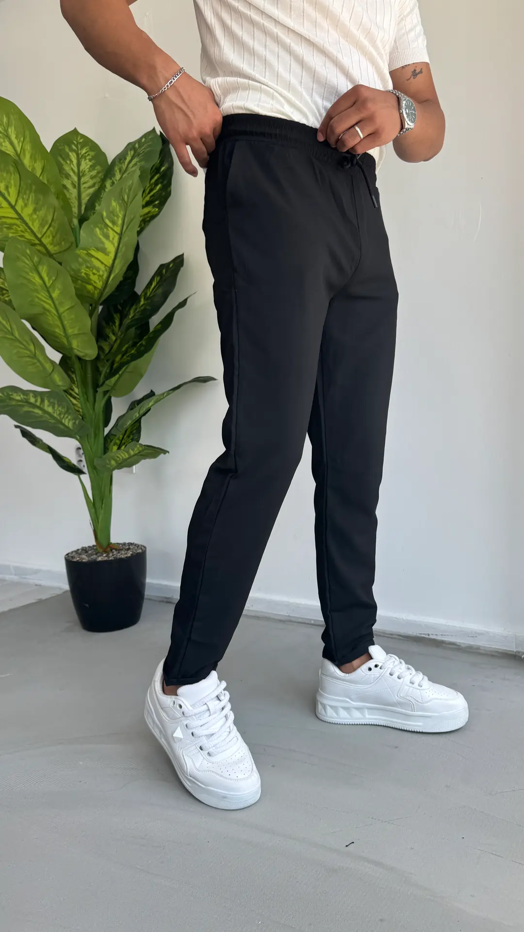 Duble Paça Kumaş Pantolon