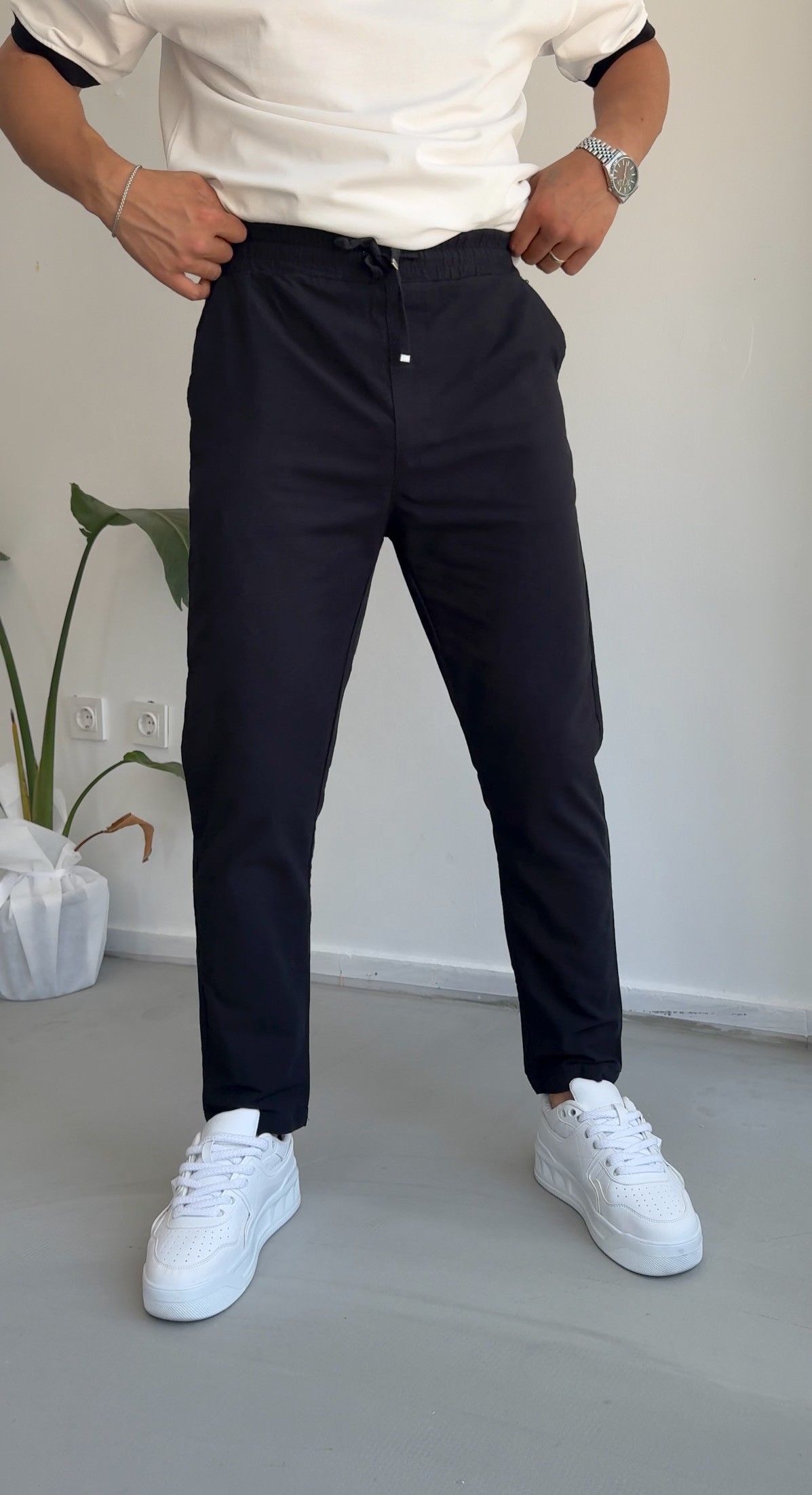 Gabardin kumaş pantolon