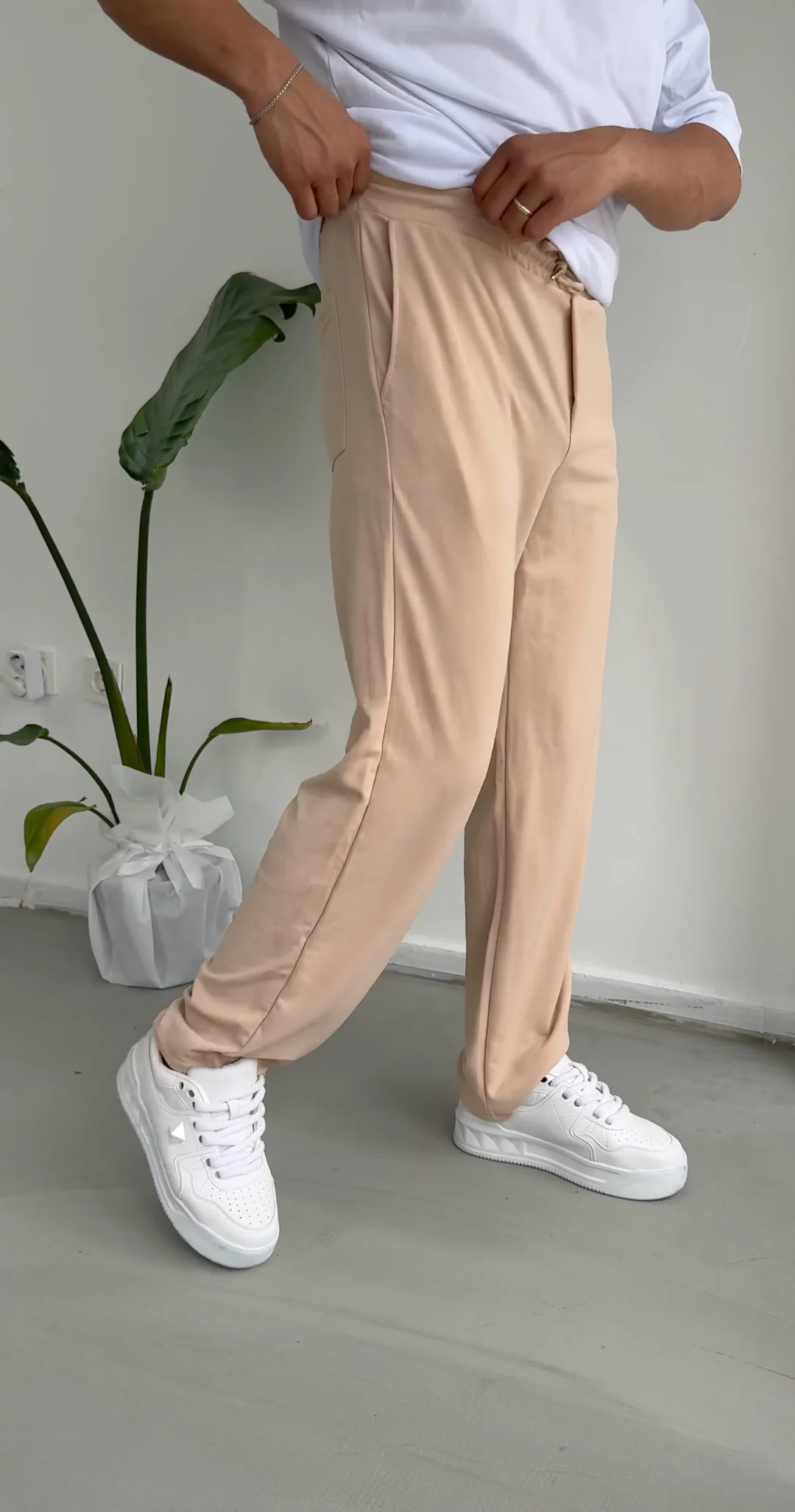 Krep Likralı Kumaş Pantolon