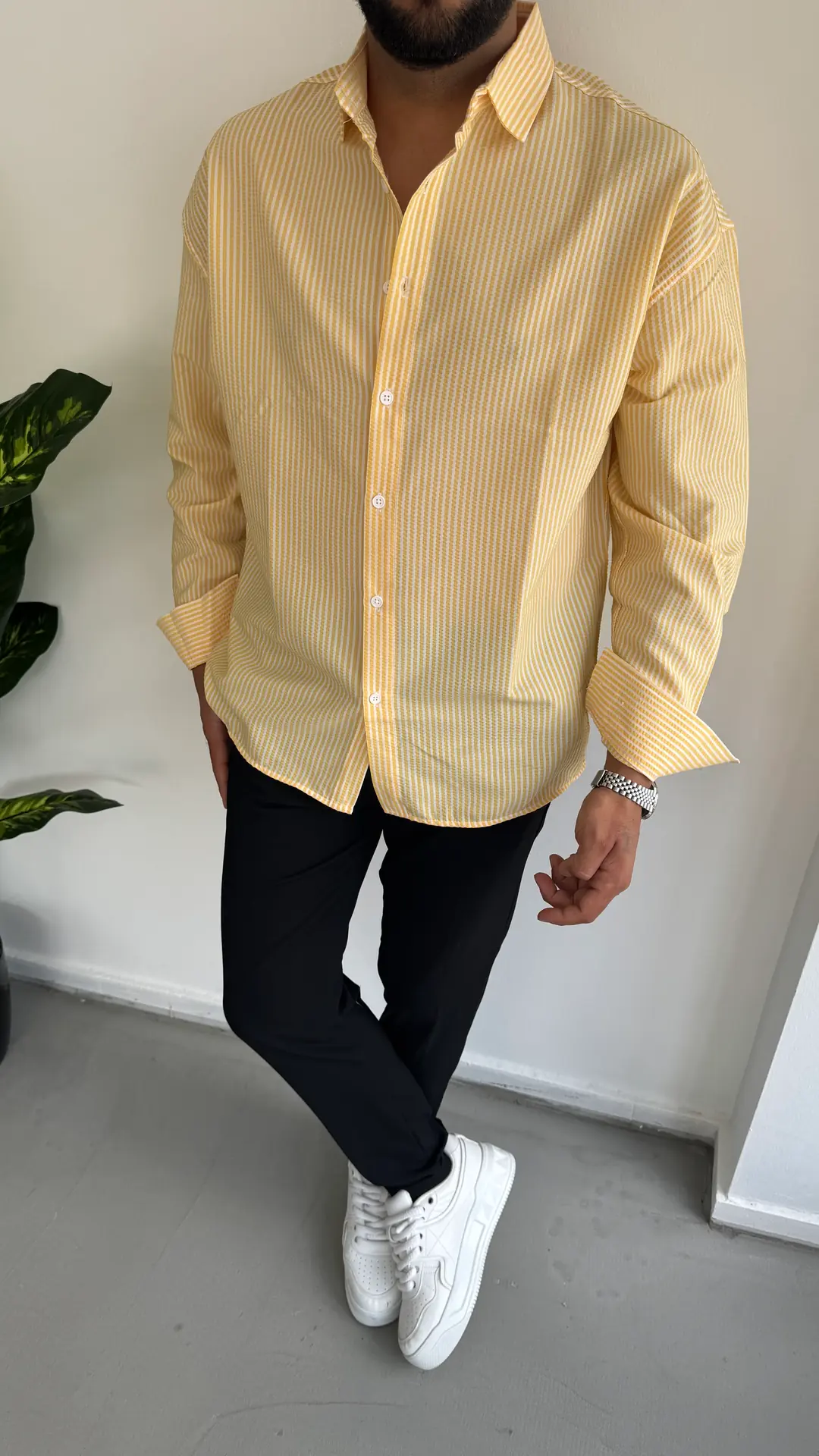 Gofre Kumaş Gömlek