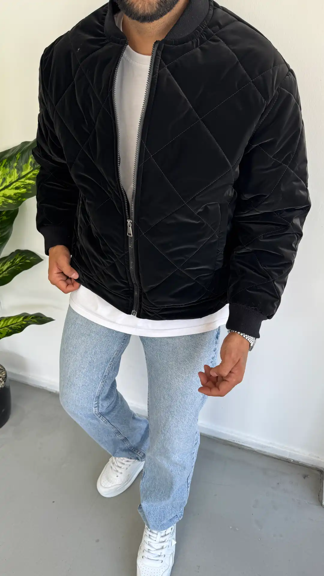 ZR Model Kapitone Bomber Ceket