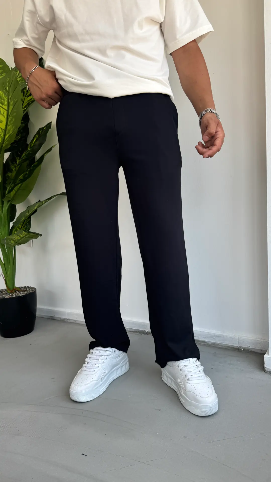 Oysho Likralı Kumaş Pantolon