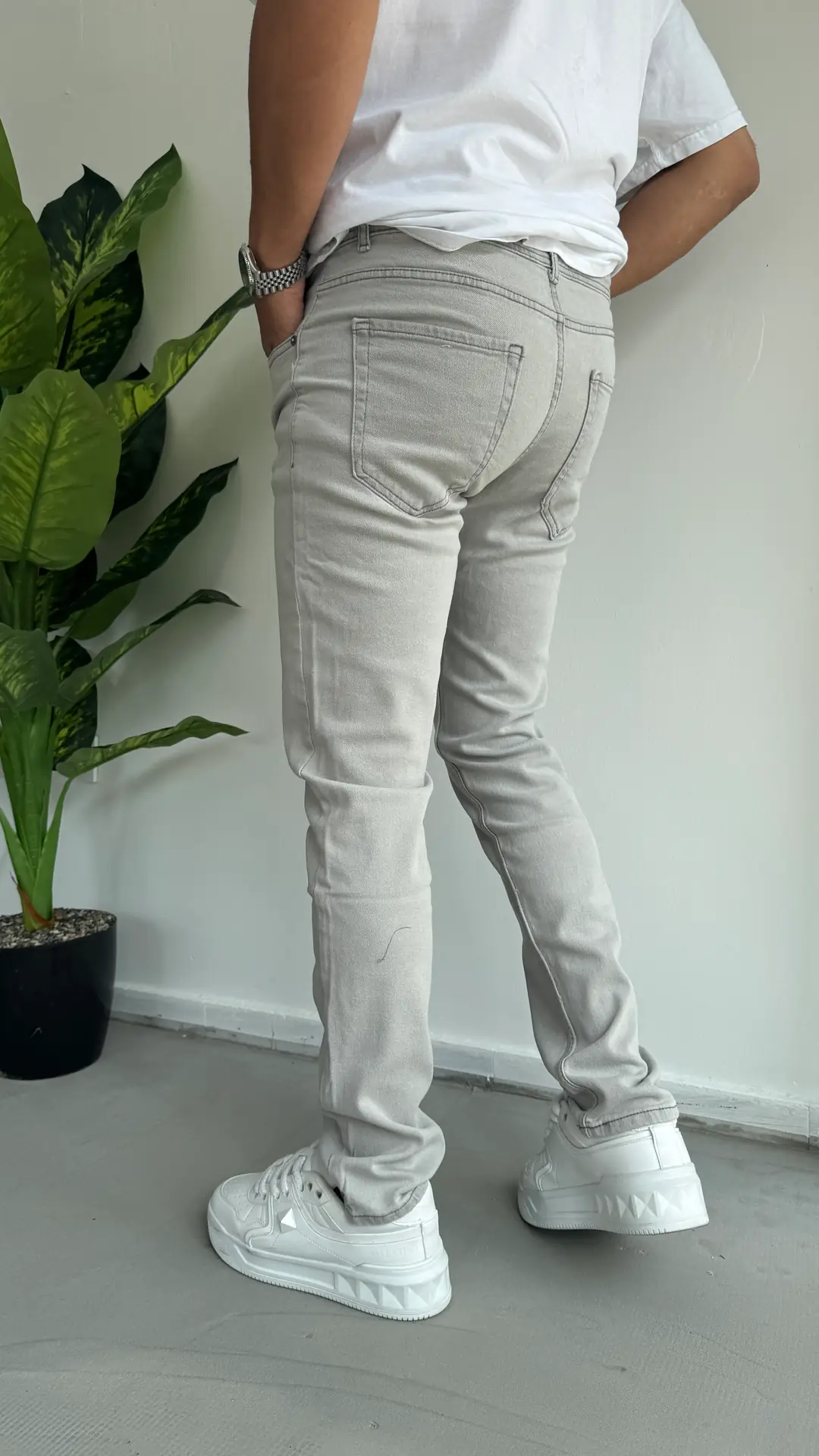 Boru Paça Kot Pantolon