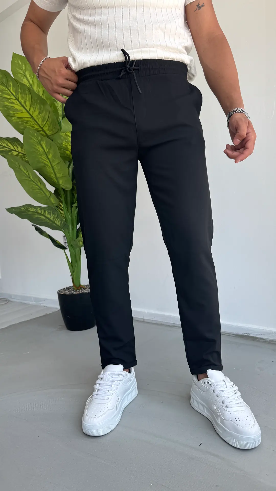 Duble Paça Kumaş Pantolon