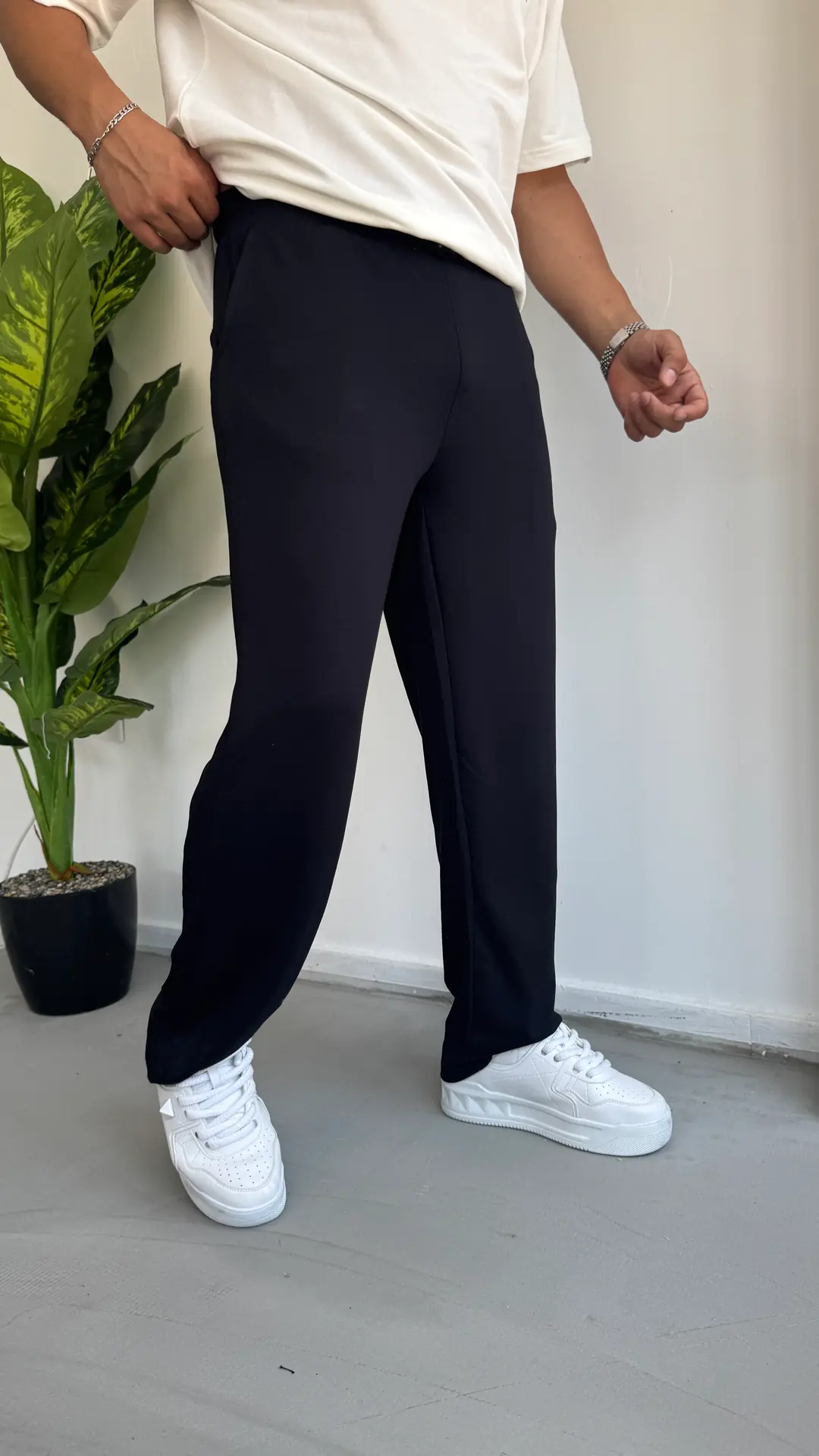 Oysho Likralı Kumaş Pantolon