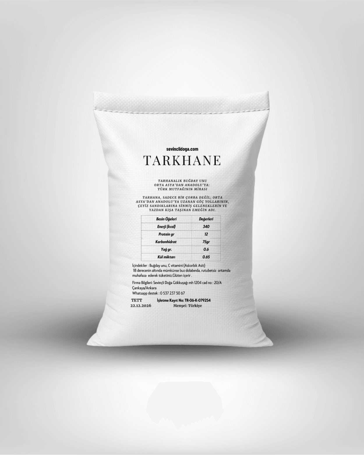 TARKHANE TARHANA YAPIMINA ÖZEL BEYAZ  UN - 5 kg