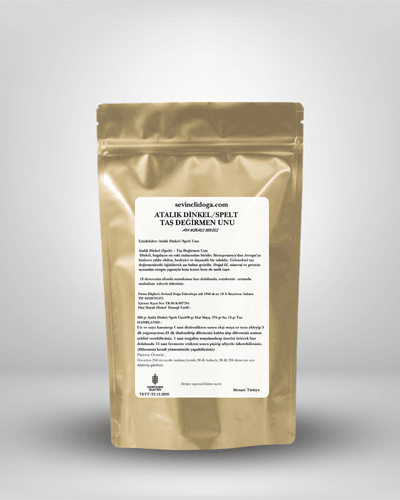  Atalık Dinkel Taş Değirmen Unu – Çok Amaçlı İnce Çekim (ekmeklik, pastalık,yufkalık) - 1 kg