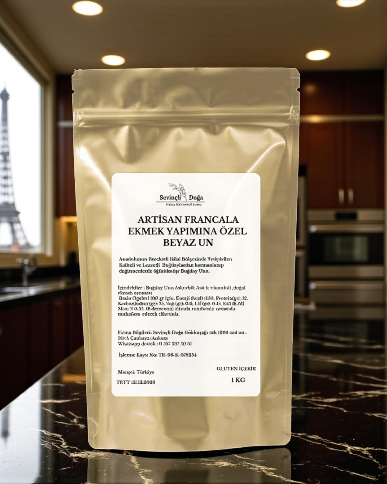 1 KG ARTİSAN FRANSIZ FRANCALA EKMEK YAPIMINA ÖZEL  BEYAZ UN