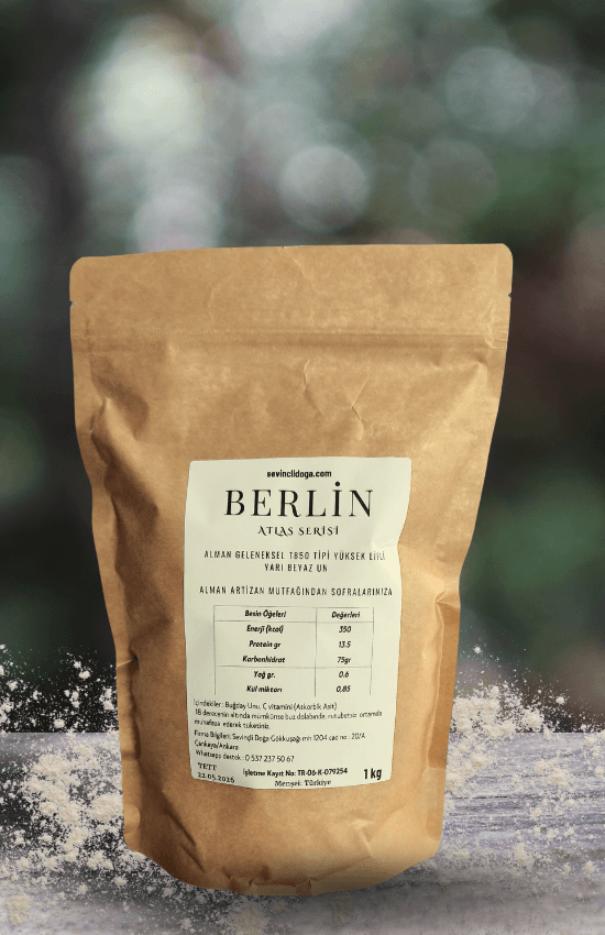 BERLİN T850 ALMAN TİPİ YARI BEYAZ UN - 1 kg