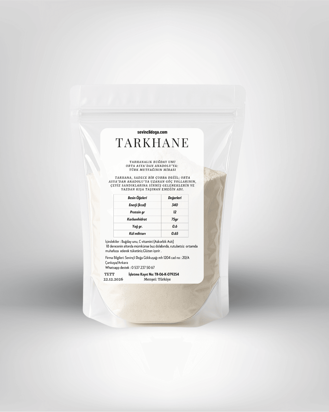 TARKHANE TARHANA YAPIMINA ÖZEL BEYAZ  UN - 2 kg