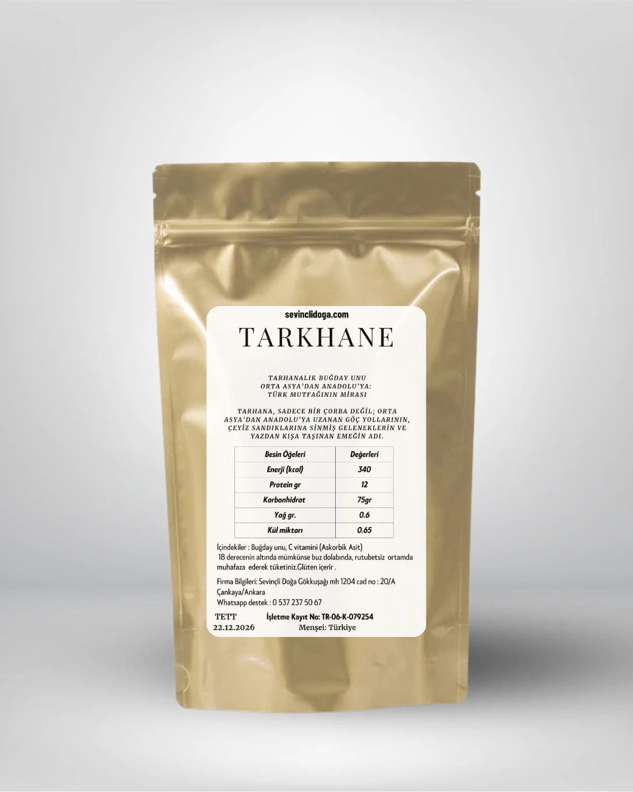 TARKHANE TARHANA YAPIMINA ÖZEL BEYAZ  UN - 1 kg