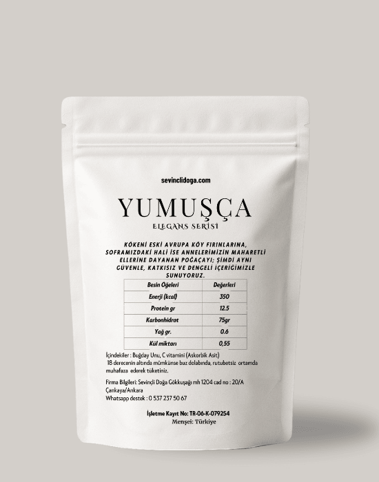 1 KG YUMUŞÇA POĞAÇALIK ve AÇMALIK  LÜKS ARTİZAN BEYAZ  UN - 1 kg