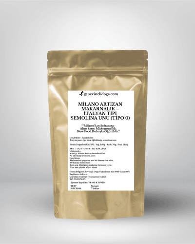MİLANO İTALYAN TİPİ MAKARNALIK LÜKS ARTİZAN UN  - 1 kg
