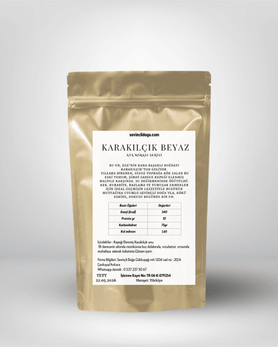 Ata Tohumu Karakılçık Beyaz Un Su Değirmeninde Öğütülmüş (Düşük Gluten) - 1 kg