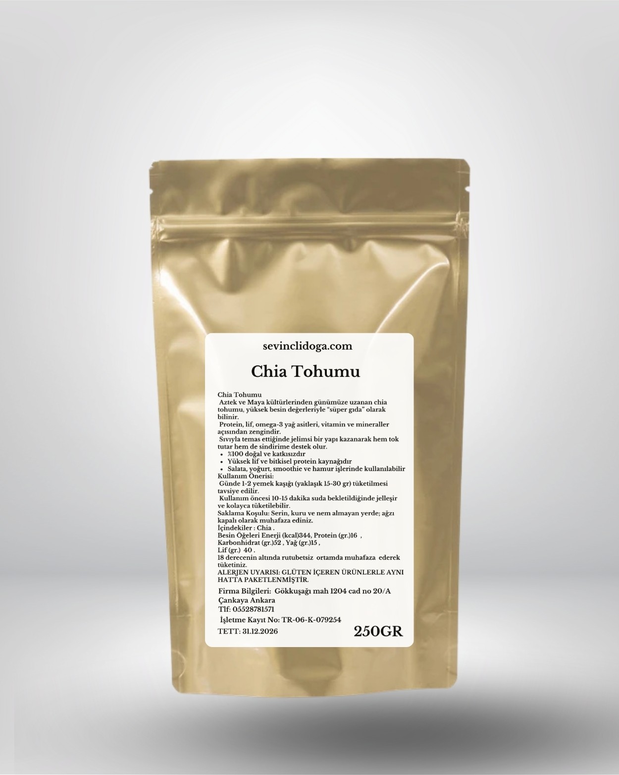 Chia Tohumu 250gr