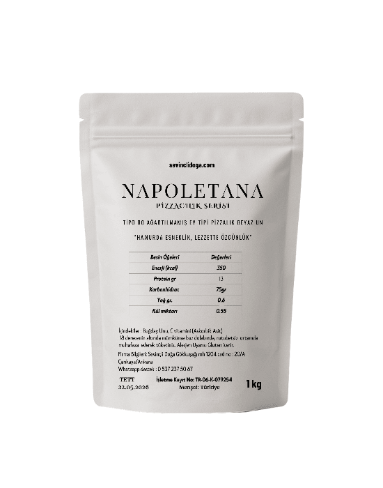 Napoletana İtalyan Tipi Pizzalık Beyaz Un ( Tipo 00 ) - 1 kg