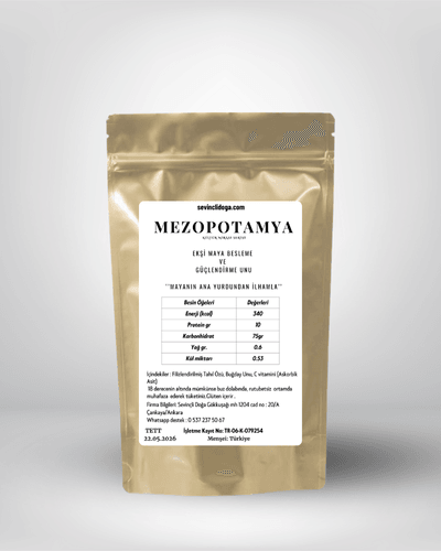 MEZOPOTATAMYA EKŞİ MAYA BESLEME VE GÜÇLENDİRME UNU (KATKISIZDIR)