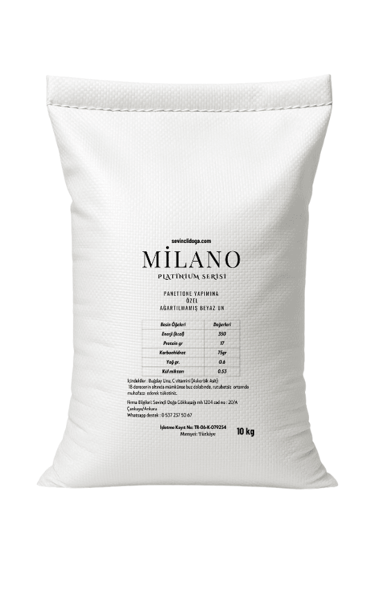 MİLANO ÖZEL AMAÇLI AĞARTILMAMIŞ BEYAZ UN-PROTEİN MİN %17  - 10 kg