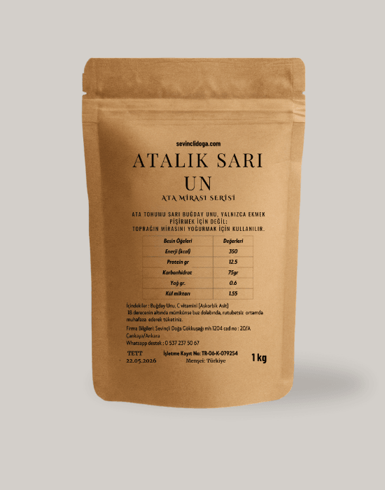 1  KG ATA TOHUMU SARI BUĞDAY UNU