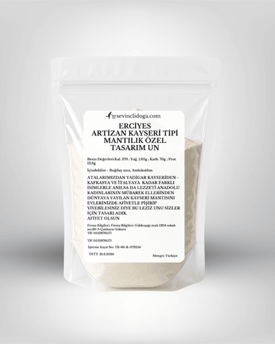 ERCİYES ARTİZAN KAYSERİ TİPİ MANTILIK ÖZEL TASARIM UN - 2 kg