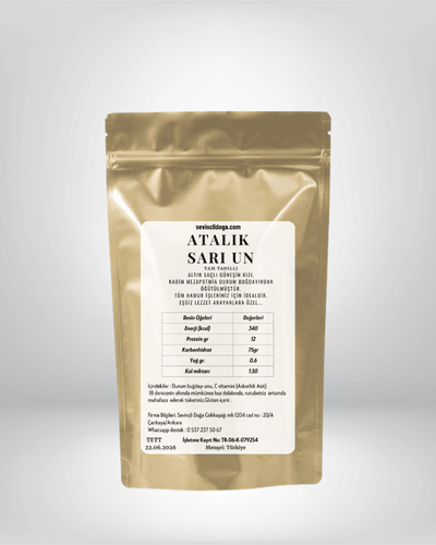  ATA TOHUMU SARI BUĞDAY UNU (Tam Tahıllı) - 1 kg