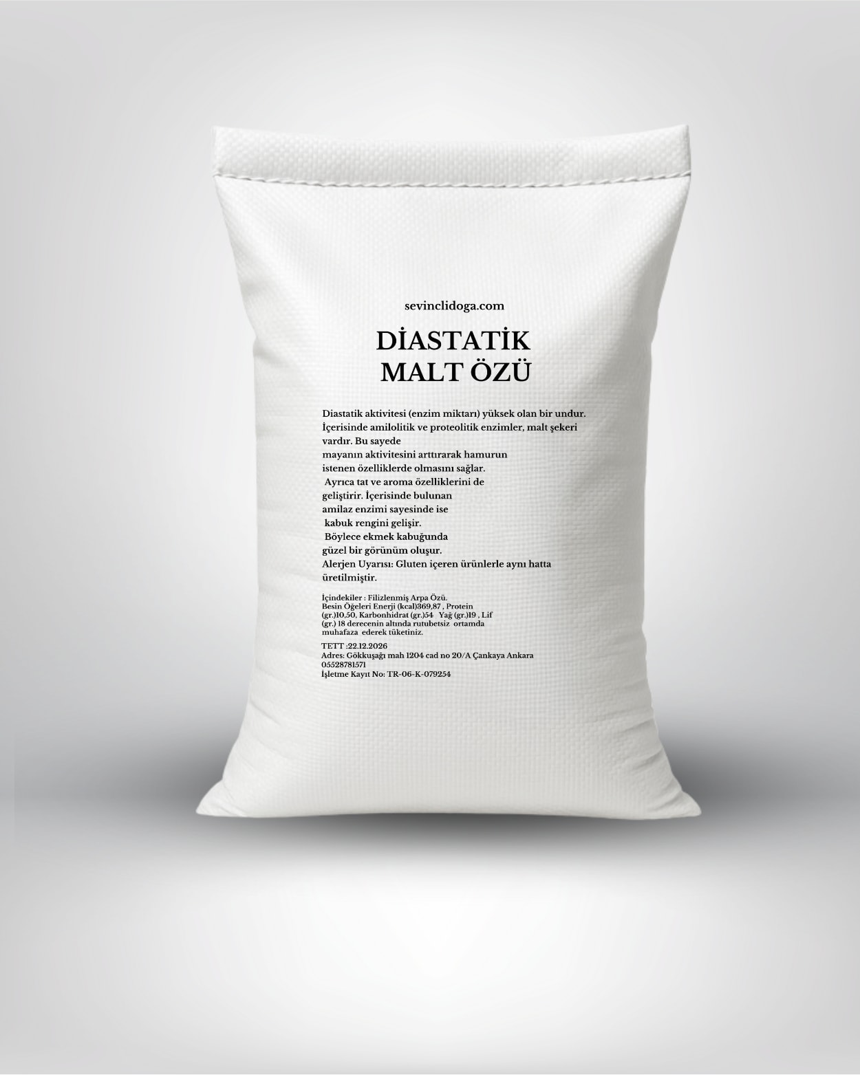 Diastatik Malt Unu - 5 kg