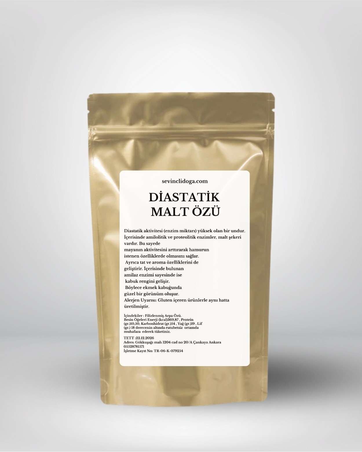 Diastatik Malt Unu - 100 gr