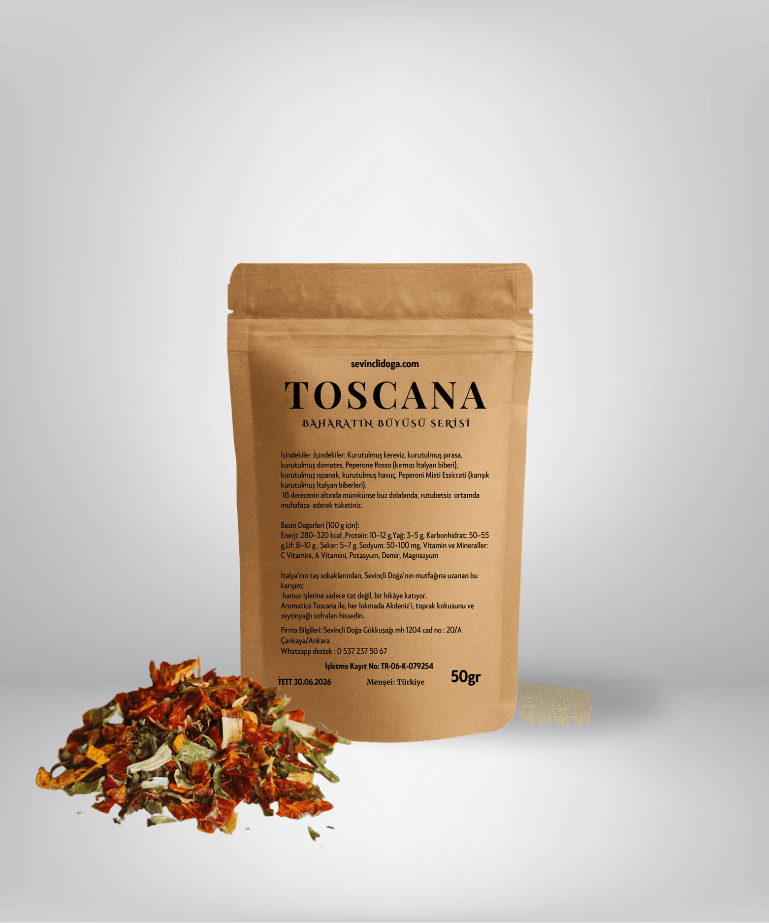 50 gr Aromatica Toscana – Hamur İşlerinize Özel İtalyan Baharatı! 🇮🇹🍞