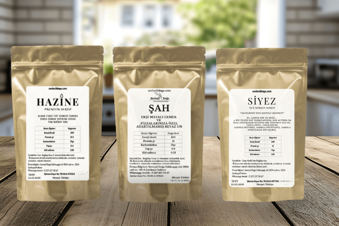 PREMİUM PAKET 4 (2 KG ŞAH * 2 KG HAZİNE *1 KG SİYEZ UNU)