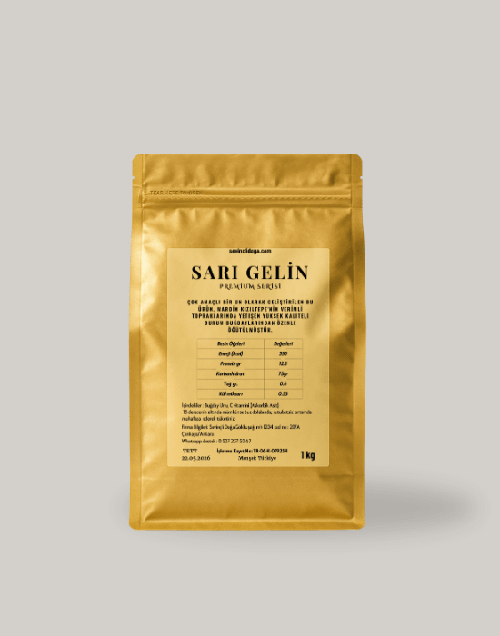 Sarı Gelin Çok Amaçlı Sarı Un (Protein %12) - 1 kg