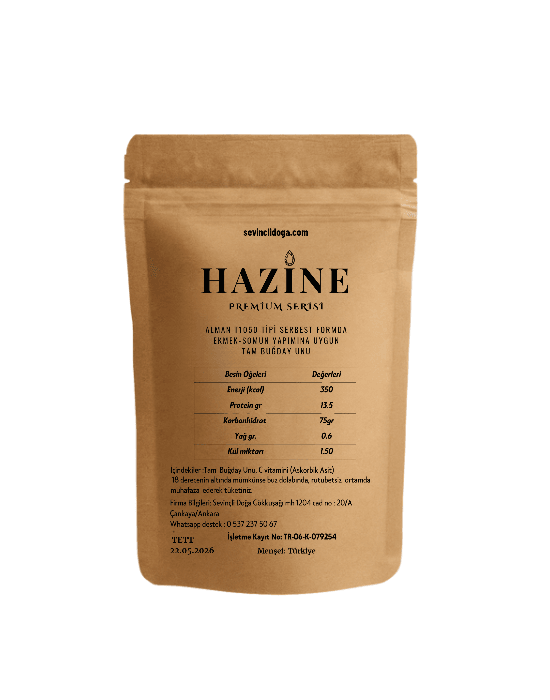 HAZİNE TAM BUĞDAY UNU EKŞİ MAYALI EKMEKLERİNİZE ÖZEL - 1 kg