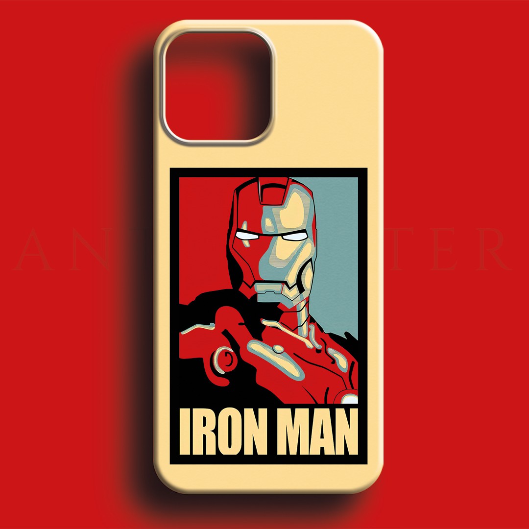 Iron Man Minimalist Portre Telefon Kılıfı