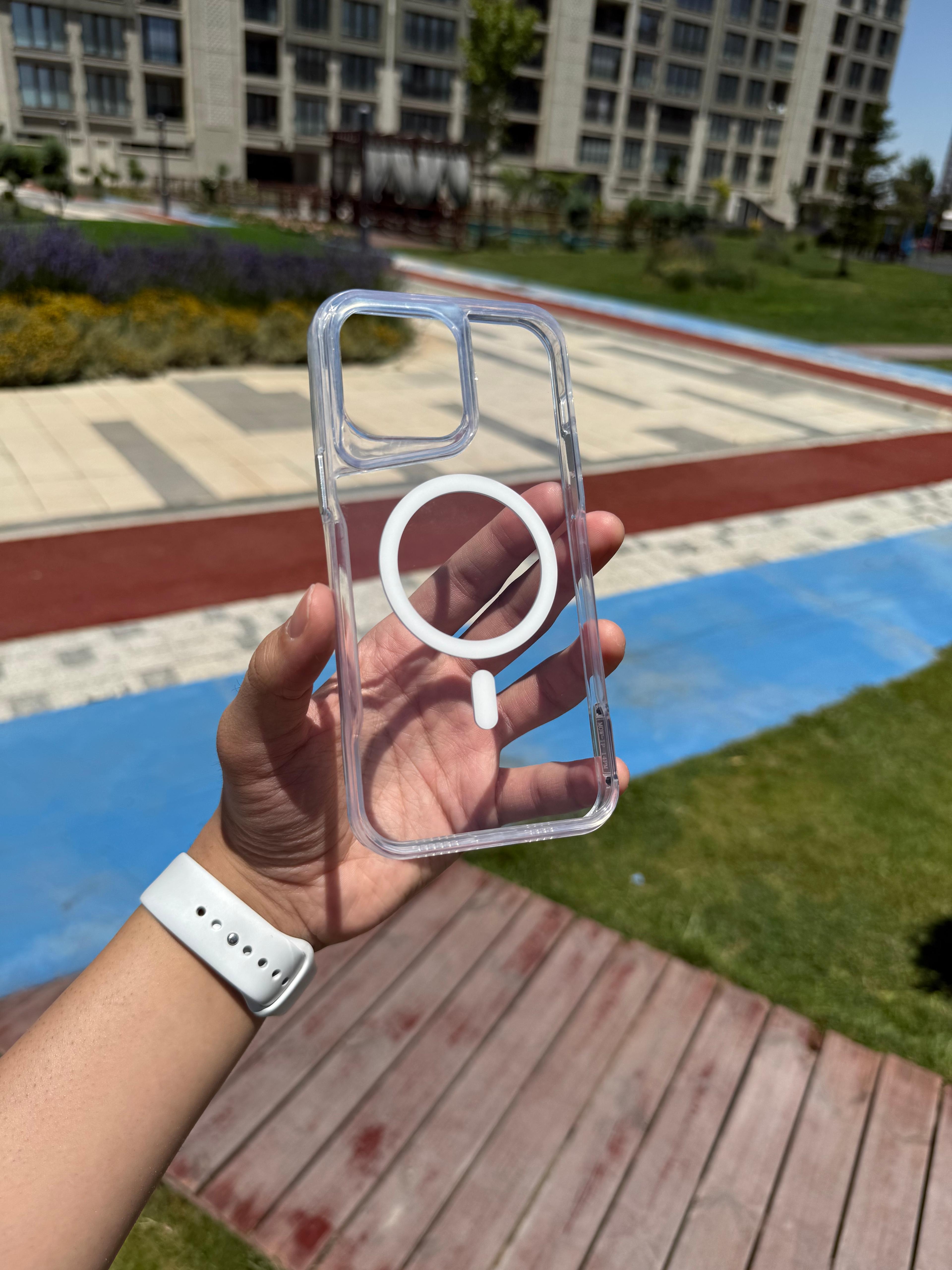 MagSafe Kamera Köşe Korumları iPhone Telefon Kılıfı