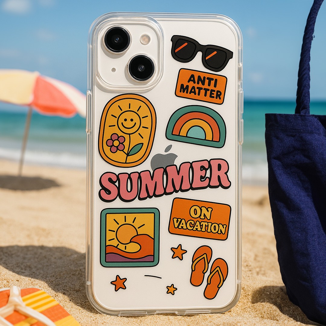 On Vacation Mode 🏖️✨ Şeffaf Telefon Kılıfı