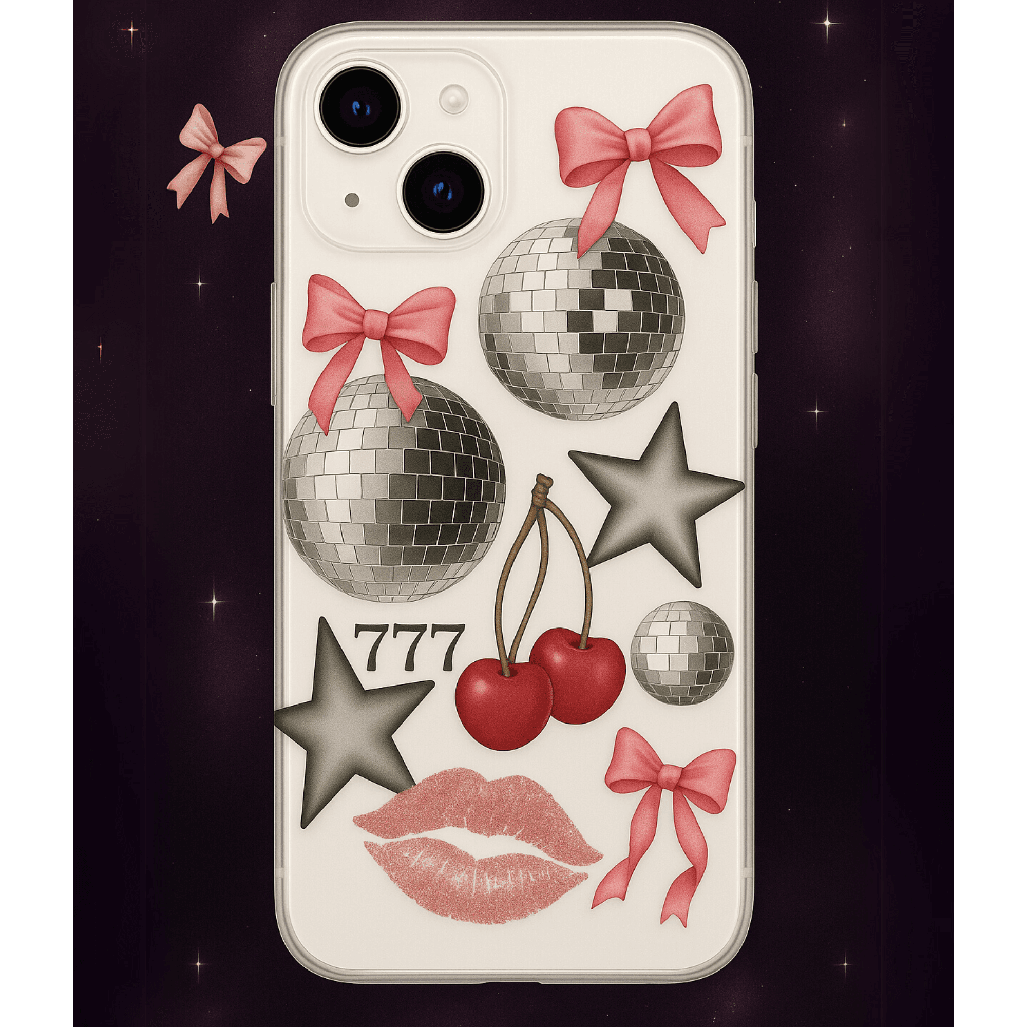 ✨ "Retro Glam –  Işıltılı Telefon Kılıfı" 💖🌟