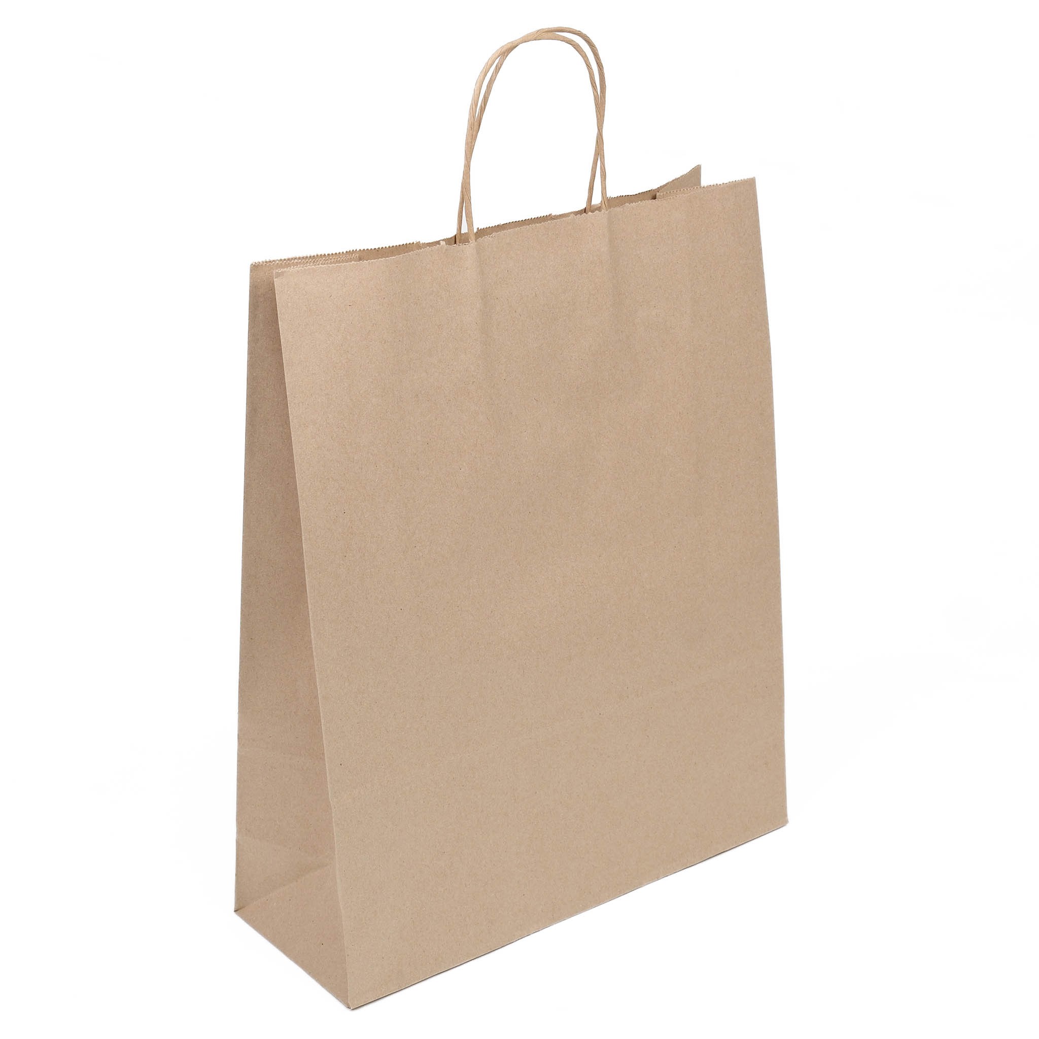 Burgu Saplı Kraft Çanta 32x12x41 cm