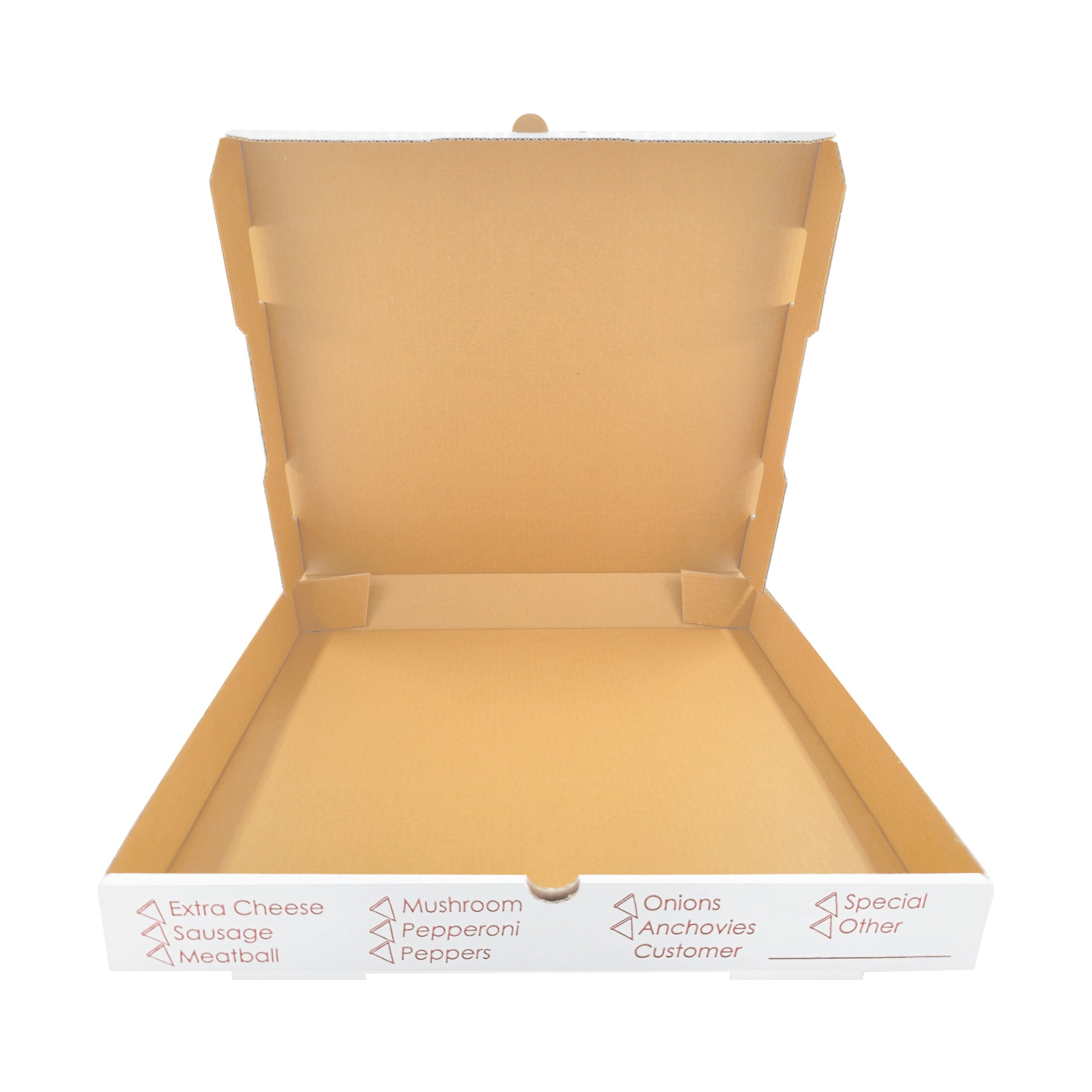 Pizzaria Ristorante B Dalga 36.5x36.5x6 cm Pizza Kutusu