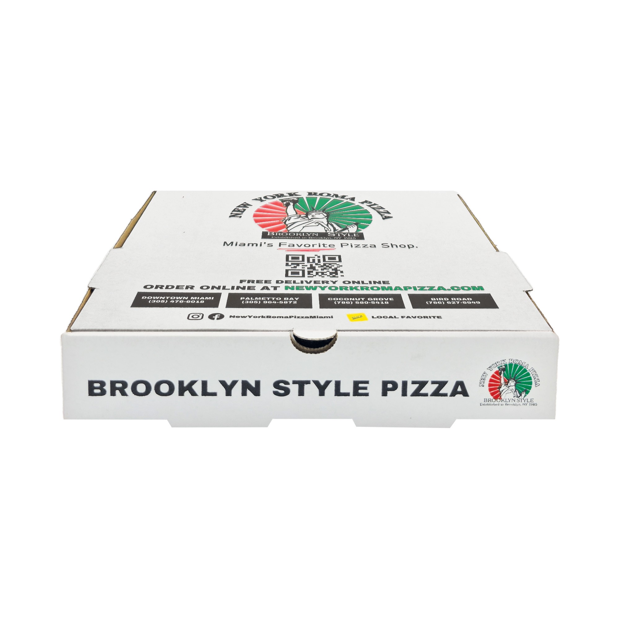 New York B Dalga 31x31x5.2 cm Pizza Kutusu