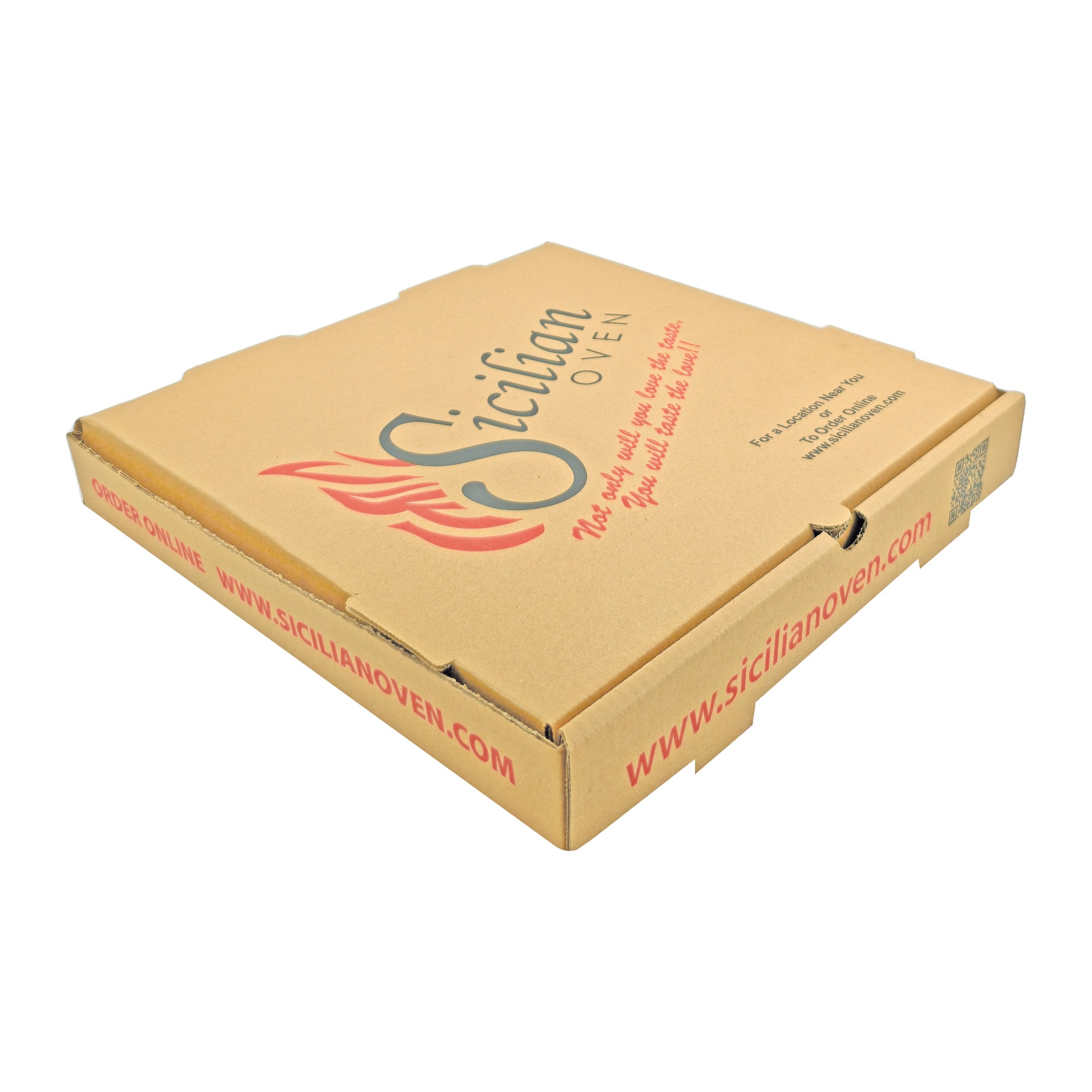 Sicilian Oven B Dalga 36x36x5 cm Pizza Kutusu