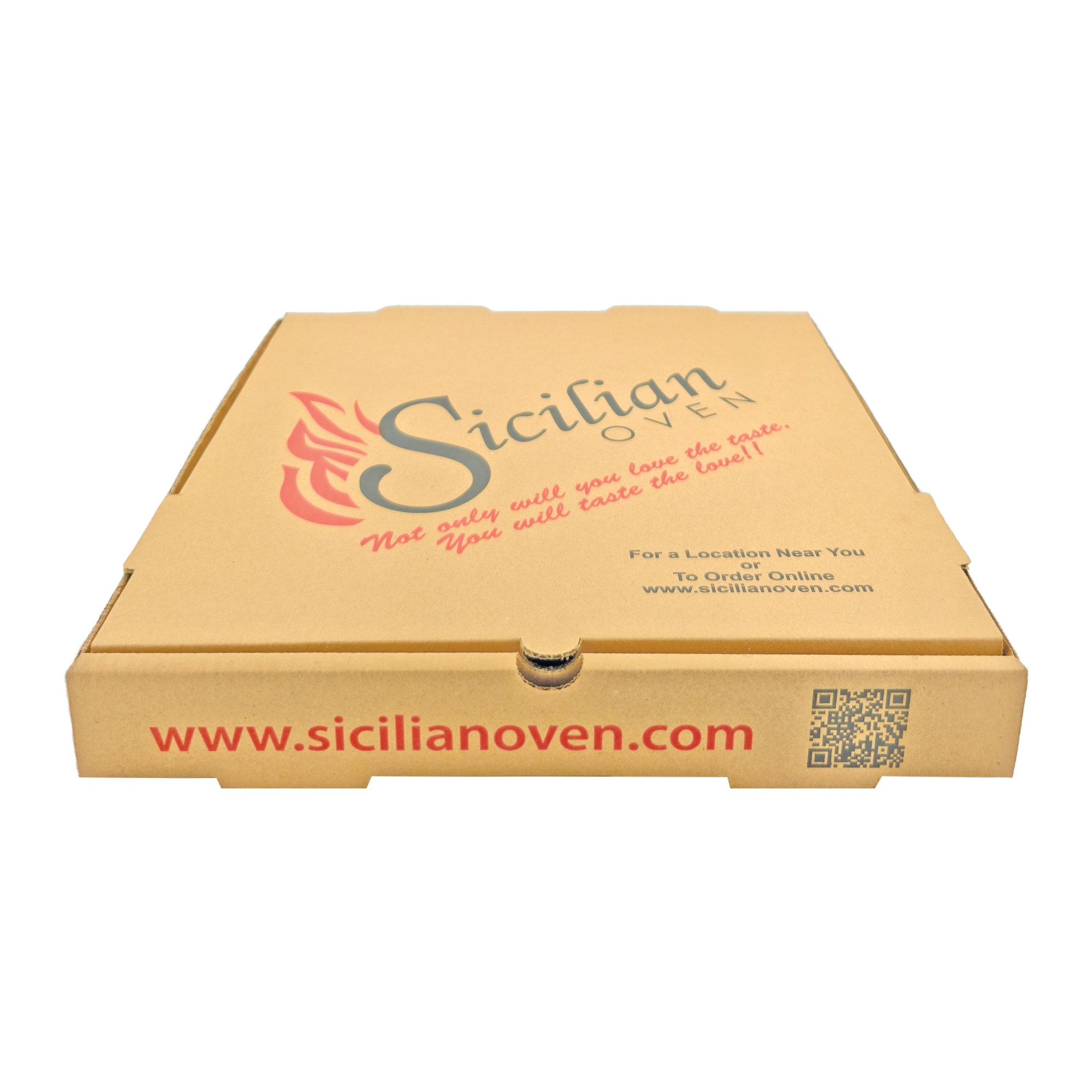 Sicilian Oven B Dalga 36x36x5 cm Pizza Kutusu