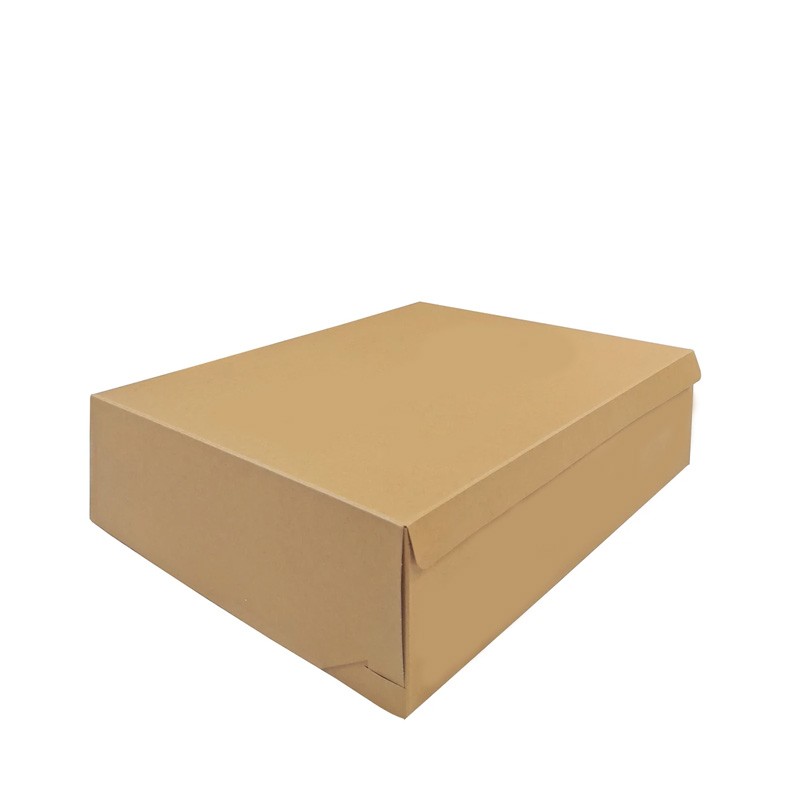 4 Baton Oluklu Sade Yüksek Kraft Renk Kraft Turta Kutusu 35x45x16.5 cm