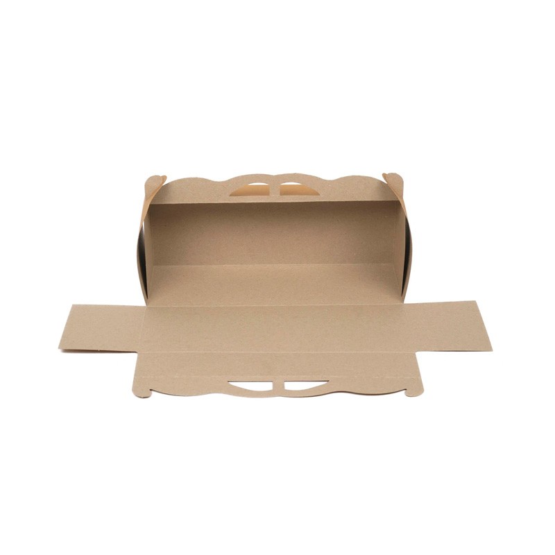 Kraft Saplı Baton Turta Kutusu 10x34x10 cm
