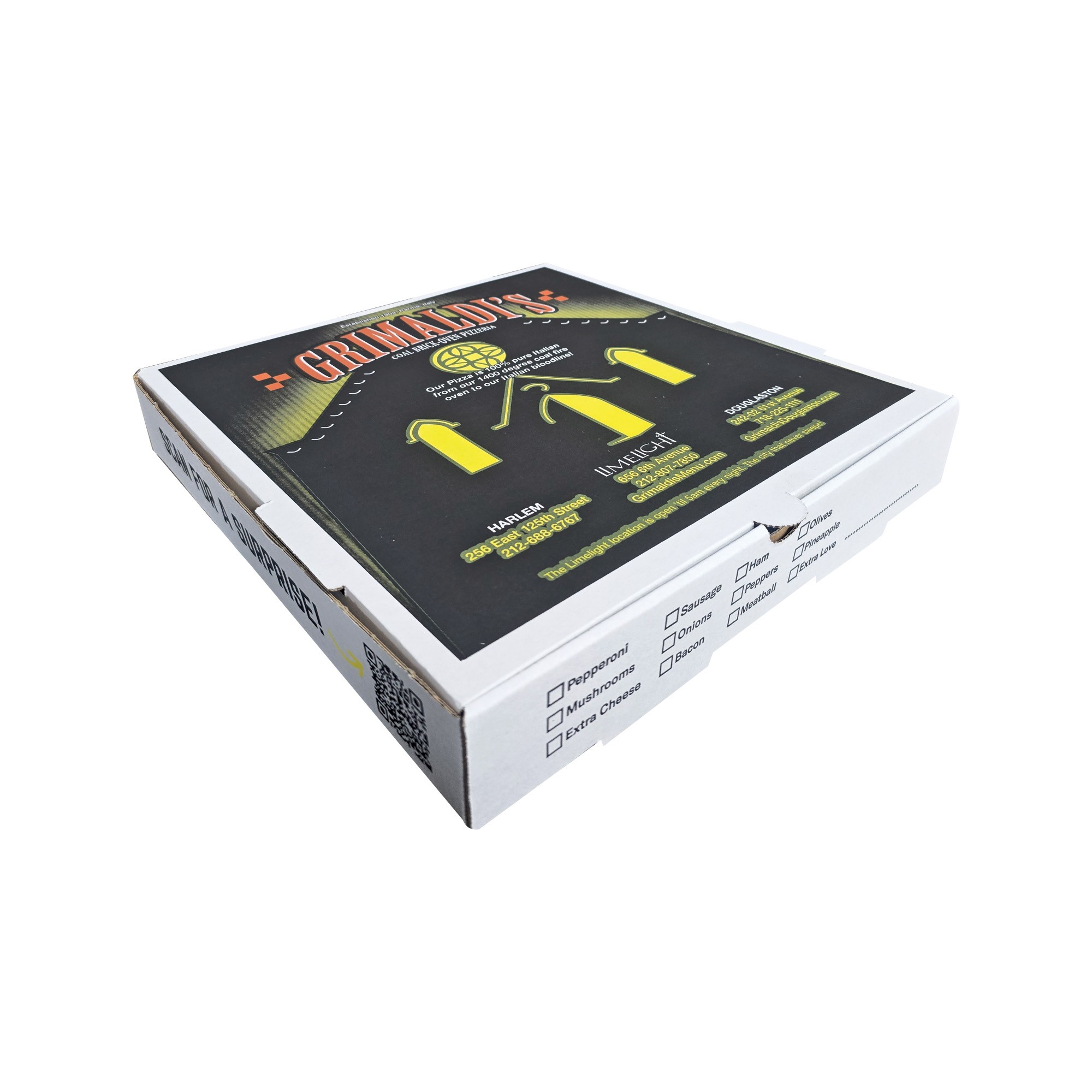 Grimaldıs B Dalga 31x31x 5.3cm Pizza Kutusu