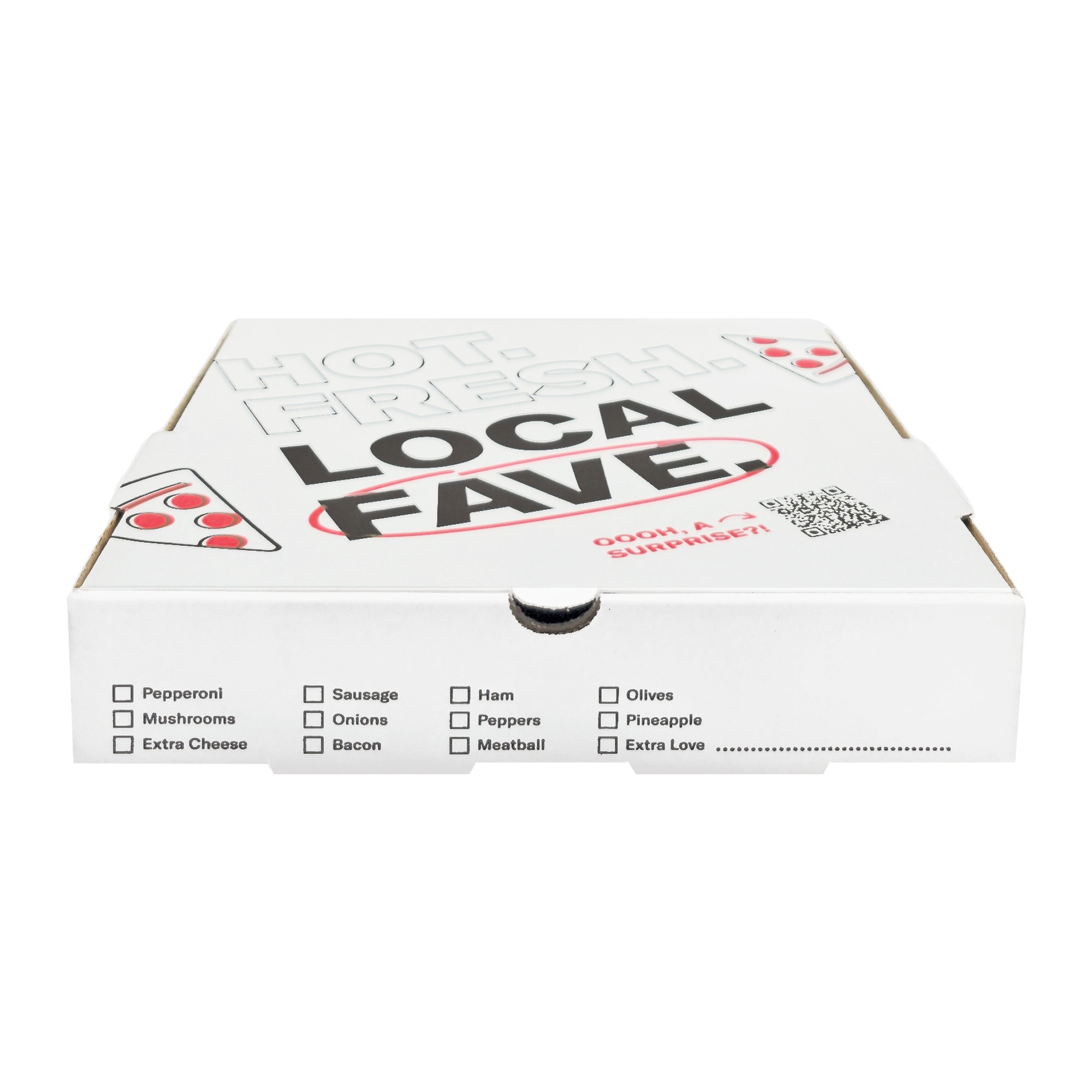 Local Fave B Dalga 41x41x5cm Pizza Kutusu