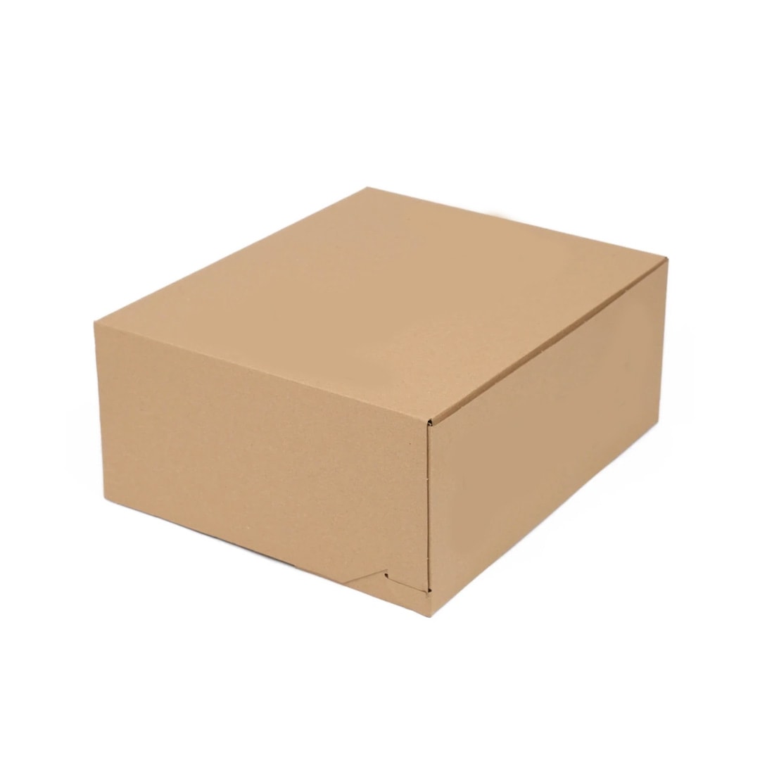 2 Baton Kraft Renk Turta Kutusu 25x34.5x12 cm