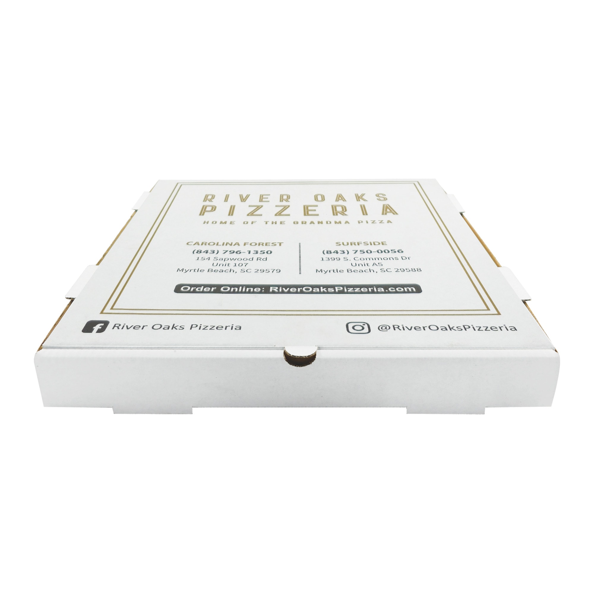 River Oaks B Dalga 31x31x5 cm Pizza Kutusu