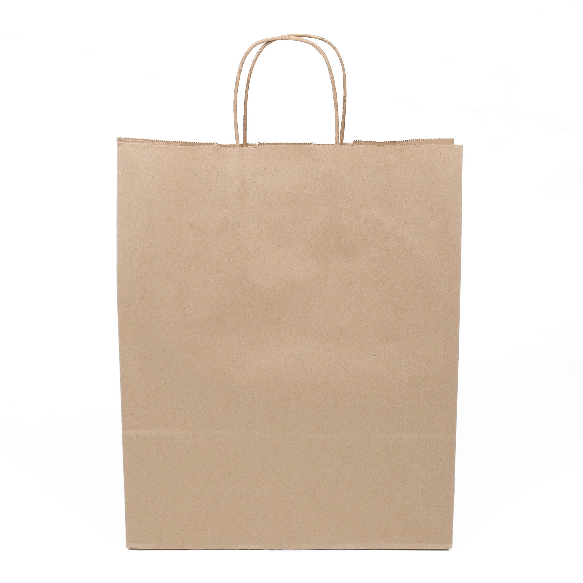 Burgu Saplı Kraft Çanta 32x12x41 cm
