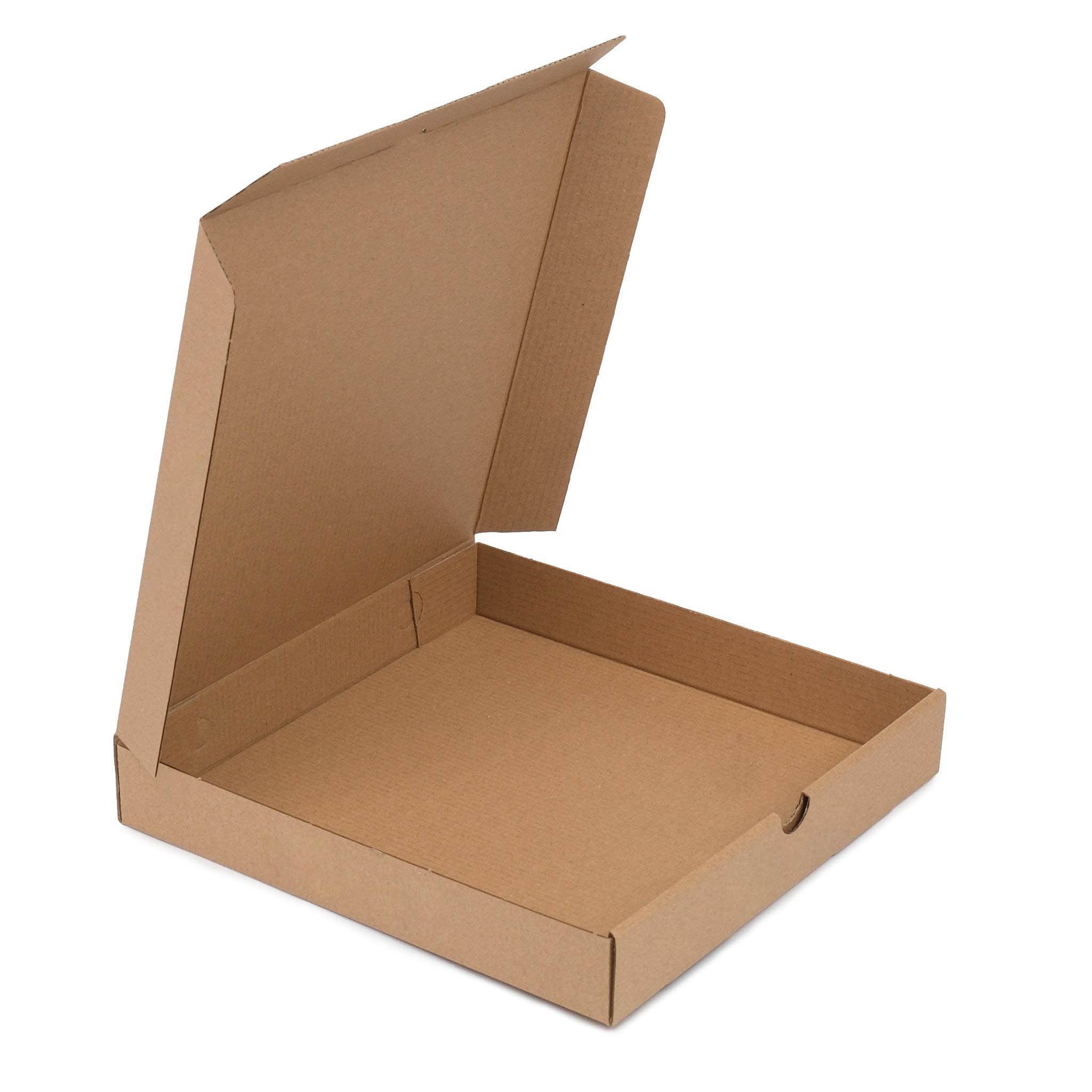 Baskılı Esmer Pizza Kutusu 34x34x4 cm
